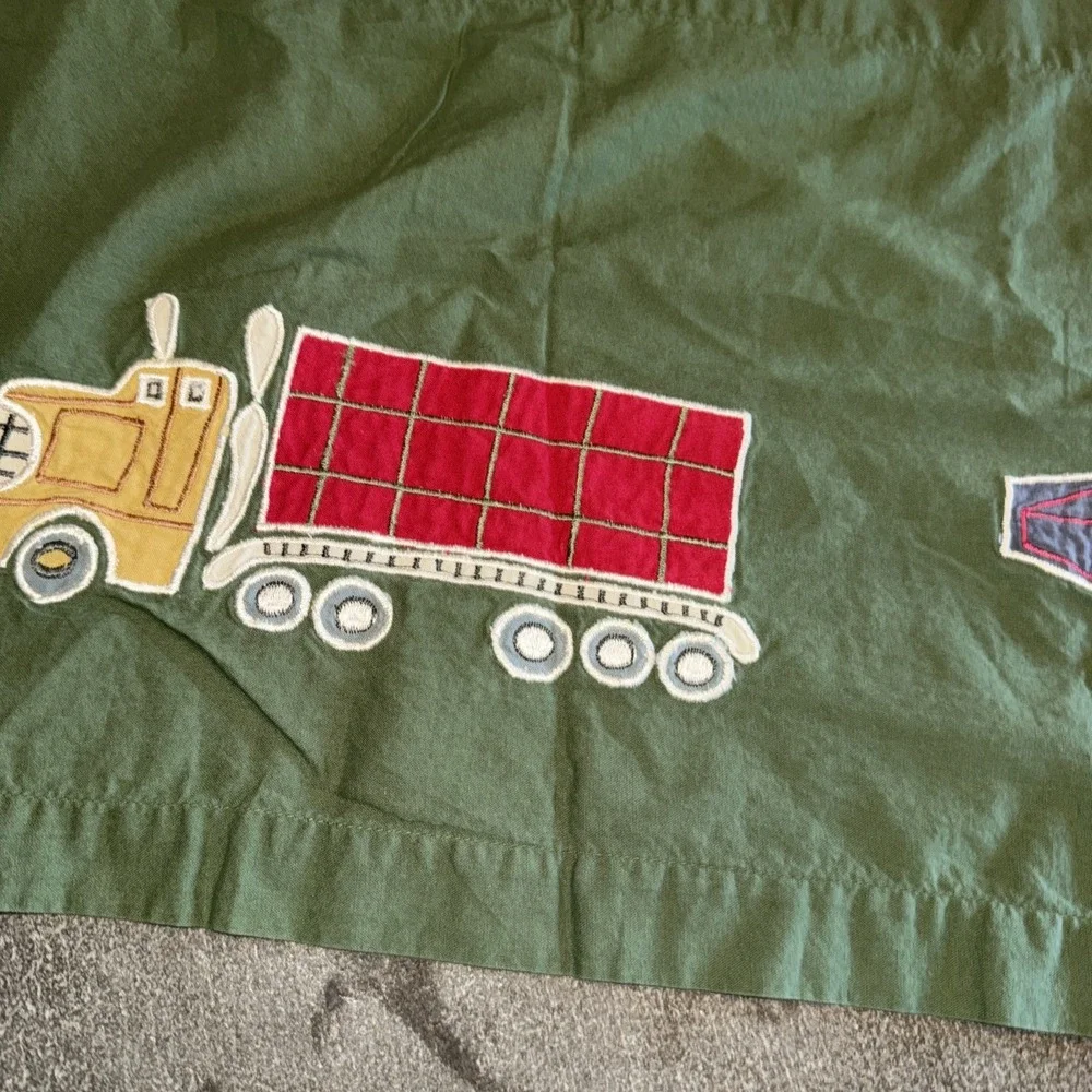 The Company Store Company Kids Construction Valance set of 2 Boys Room Nursery